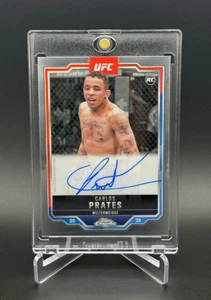 Carlos Prates 💥 CHROME ROOKIE AUTOGRAPH! 2025 Topps Chrome UFC - Picture 1 of 6