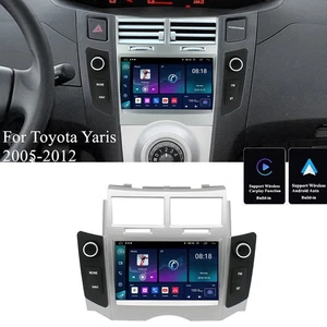 Unidad principal de navegación GPS radio estéreo Android 14 de 7" para Toyota Yaris 2005-2012 Carplay - Imagen 1 de 24