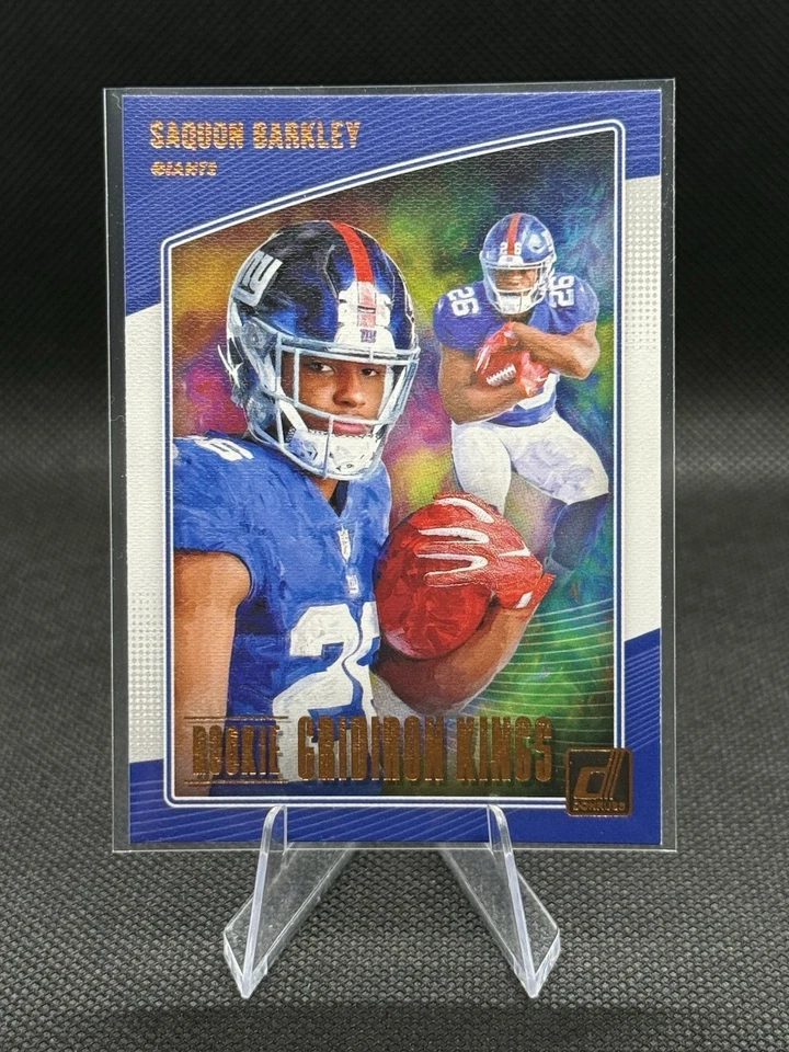 2018 Donruss Saquon Barkley Gridiron Kings RC Insert #RGK-6 – Giants Rookie - Image 1 of 1