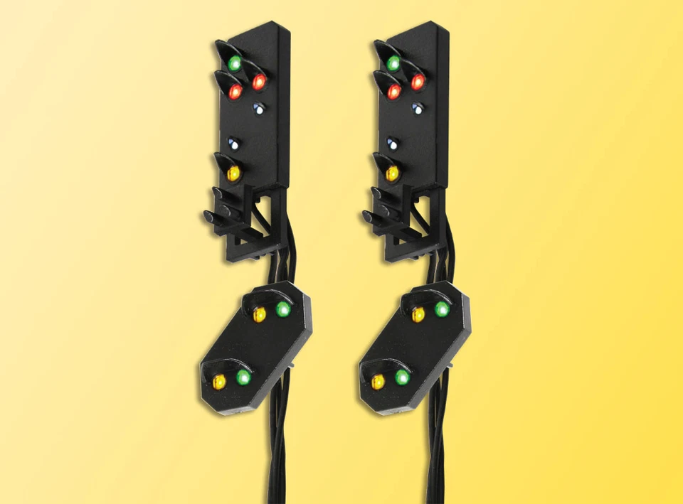 Viessmann 4751 Ausfahrsignalköpfe mit Vorsignal und Multiplex-Technologie, H0 - Image 1 of 1