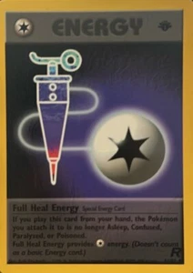 Team Rocket 1st Edition Full Heal Energy - Picture 1 of 2
