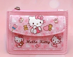 Hello Kitty Coin, Credit Card Paper Money Zipper Closure Wallet Gift - Picture 1 of 4