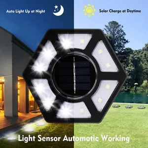4 Units LED Solar Garden Lights, Automatic Waterproof Fair Light, House Needs - Picture 1 of 11
