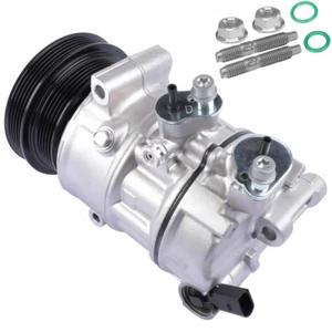 New A/C Compressor for Volkswagen Beetle, Jetta, Passat 2.5L - 2008 to 2014 - Picture 1 of 8