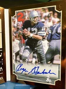 2023 Leaf History Book Roger Staubach STORYBOOK ENDING AUTO 20/25 Final Season - Picture 1 of 5