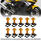 For For Yamaha Motorcycle M6 Complete Fairing Bolts Kit Screws Nut Set Gold AS