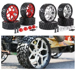 CNC Alloy Wheel Rim Tire for Baja 5B 5T 5SC KM Rovan HPI 1/5 RC CAR No foam - Picture 1 of 4
