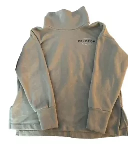 Peloton Funnel Neck Sweatshirt Damen Large grün Fleece gefüttert Activewear sportlich - Bild 1 von 8