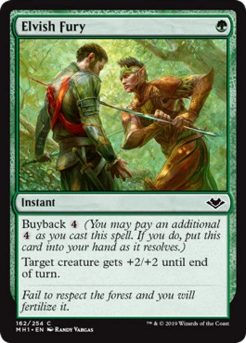 x1 Elvish Fury - Modern Horizons - NM - MTG - Image 1 of 1