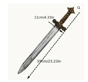 Roman Sword Ancient Times Costume Accessory Cosplay Prop - Picture 1 of 2