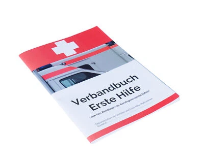 LÜLLMANN Verbandbuch DIN A 5 Verbandsbuch BGV A5 §16 Erste Hilfe Buch 40Seiten Ersthelfer