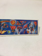 Rare vintage Superman paper stickers advertise promo India !!!