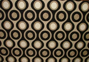 16 Metres Geometric Plush Chenille Fabric Curtain Upholstery Cushion RRP £720.00 - Picture 1 of 23