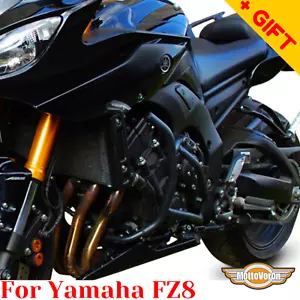 For Yamaha FZ8 Crash bars FZ8N Engine guard FZ8S Fazer, Bonus - Foto 1 di 9