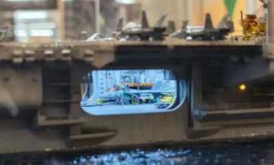 3D Printed 1/350 USS Ford（There's no gate.） unpainted Model kit - Image 1 of 4