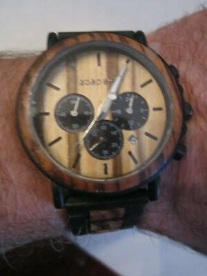RELOJ PÁJARO BOBO - MADERA - CUARZO - MUY GRANDE - BBA-25 Foto 1 de 4