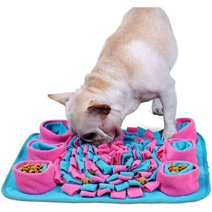 WOOZAPET Snuffle Mat for Dogs, Boredom Buster Interactive Puzzle Feeding Mat, En - Picture 1 of 8
