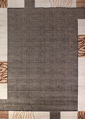 Transitional Style Bordered 10x13 ft Turkish Living Room Rug Elegant Rugs - Image 1 of 4