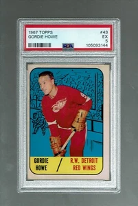 1967-68. Topps. Gordie Howe #43. PSA 5 - Bild 1 von 2