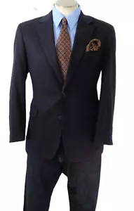 Aktuelles Loro Piana Italy Brooks Brothers Kaschmir Sakko Herren 43-44 Schwarz Blazer - Bild 1 von 23