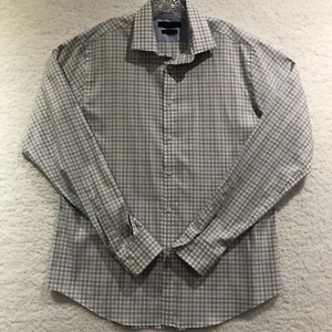 Tommy Hilfiger Shirt Adult Large Thflex Athletic Fit Long Sleeve Button Up Men L - Picture 1 of 11