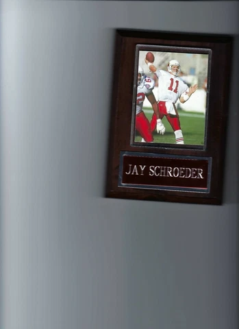 JAY SCHROEDER PLAQUE ARIZONA CARDINALS FOOTBALL NFL Cover