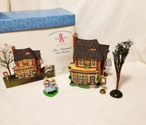 Dept. 56 Dickens Series 2001 Mrs. Brimm's Tea Room Gift Set #56.58487 Complete - Picture 1 of 18