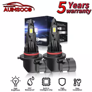 Par de bombillas LED 9012/HIR2 para Jaguar F-Pace 2017-2019 haz alto bajo - Imagen 1 de 16