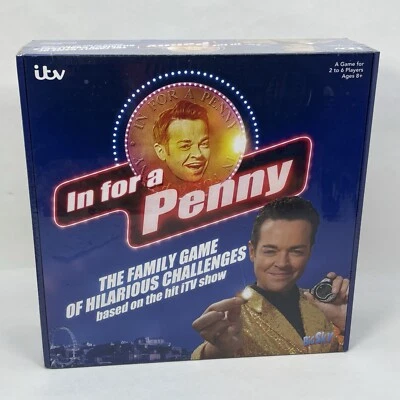 In for a Penny Family Board Game 2-6 Players Children Kids Fun ITV New & Sealed - Image 1 of 4