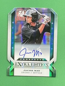 2013 Elite Extra Edition JACOB MAY - AUTO PROSPECTS - EMERALD STATUS DIE-CUT /25 - Picture 1 of 5