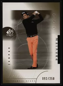 2001 SP AUTHENTIC PREVIEW #23 JESPER PARNEVIK AUTHENTIC STARS GOLD /250 - Picture 1 of 2