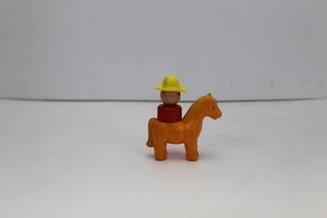 Fisher Price Little People Vintage Wood & Plastic Horse Western - Picture 1 of 7
