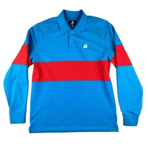 Converse x Golf Le Fleur Long Sleeve Polo Shirt Top Men Size Medium 10008830 482 - Picture 1 of 8