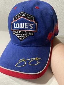 Cappello berretto baseball Nascar 2002 Jimmie JOHNSON #48 Lowe’s Team Racing blu Excel - Foto 1 di 5