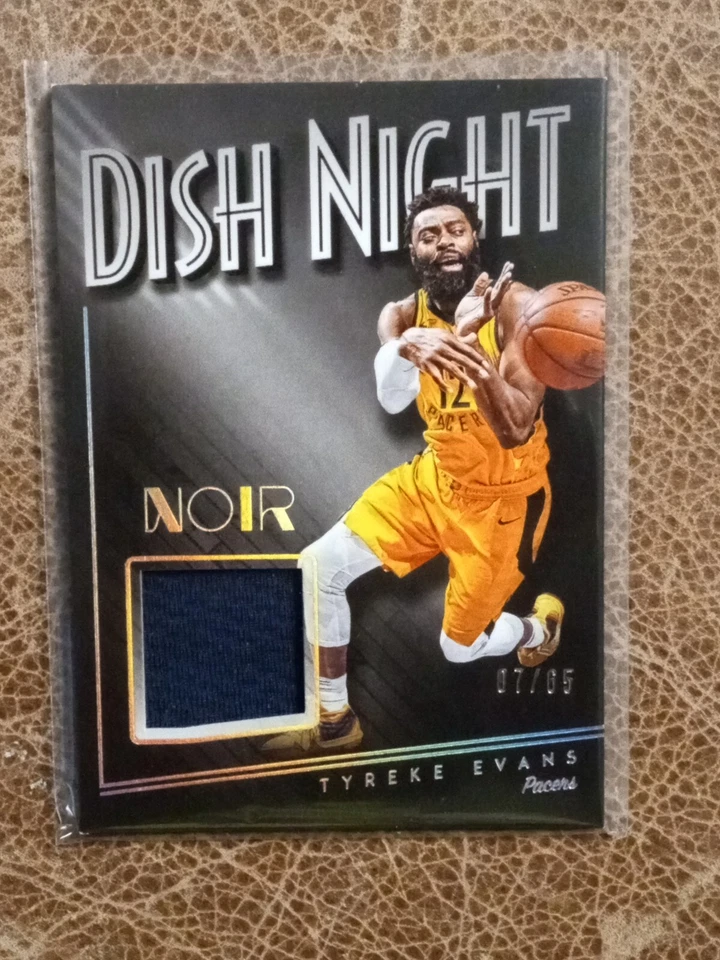 2019 Tyreke Evans Noir Jersey Card /65 - Image 1 of 2