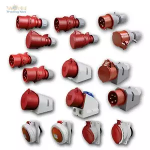 CEE-Steckverbinder IP44 16A/32A, Stecker Kupplung Buchse, groß/klein, Starkstrom - Bild 1 von 24