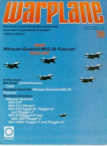 WARPLANE 78 MIKOYAN GUREVICH MIG-21 MIG-23 MIG-29 FULCRUM / CUBAN AF MIG-17 MIL - Picture 1 of 3