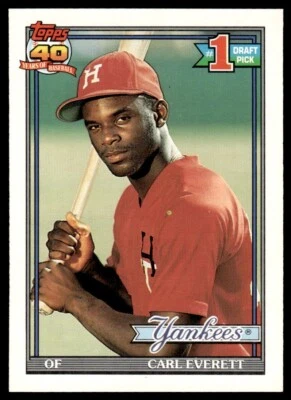 1991 O-Pee-Chee Carl Everett Rookie New York Yankees #113 - Image 1 of 2