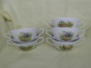 Hutschenreuther Arzberg Bavaria. 5x Suppentasse 250ml. Jagdmotiv. - Bild 1 von 5