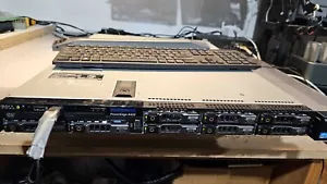 Dell PowerEdge R420 2x6c CPUs 128GB RAM 1x80GbSSD/7x300GbSAS iDrac Ent Proxmox - Picture 1 of 7
