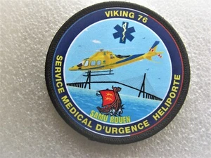 COLLECTION POMPIERS / SAMU ROUEN VIKING 76 HELICOPTERE SECOURS SUR SCRATCH 90MM - Picture 1 of 1