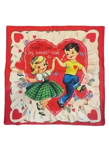 Valentine Throw Pillow Cover, Vintage Inspired, 17x17, Zipper Closure - Picture 1 of 3