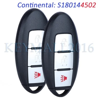 2 S180144502 Remote Key Fob for Nissan Kicks 18 Pathfinder Rogue Sport 2019 2020 Foto 1 de 4