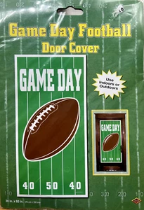 Beistle Fútbol Juego Día Puerta Cubierta Decoración 30" x 60" - Imagen 1 de 2