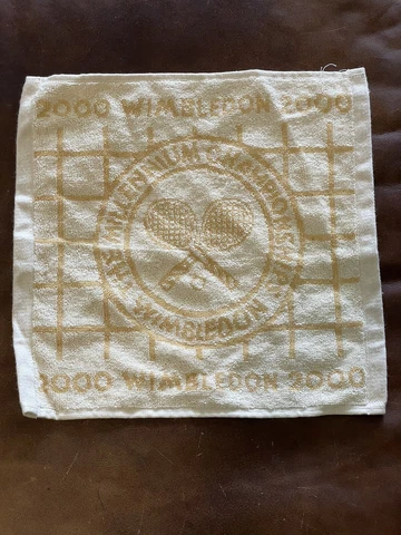 2000 Wimbledon 12” Towel by Christy The Millennium Championships Cover