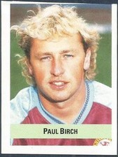 THE SUN SOCCER 1990/91- #029-ASTON VILLA-PAUL BIRCH