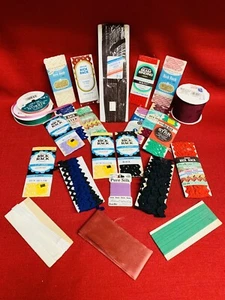 Assortment of Vintage Seam Binding-Bias Tape-Hem Tape-Rick Rack - Picture 1 of 4
