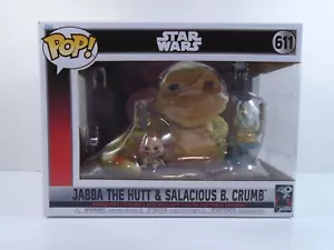 Funko Pop! STAR WARS--JUEGO DE FIGURAS DE MIGA B JABBA THE HUTT & SALACIOUS (NUEVO) #611 - Imagen 1 de 7