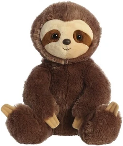 Aurora - 14" Sloth Cuddly Stuffed Animal - Picture 1 of 4