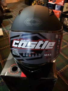 Casco Castle Mugello negro mate grande - Imagen 1 de 4